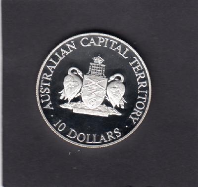 Beschrijving: 10 Dollars  CAPITAL TERRITORY